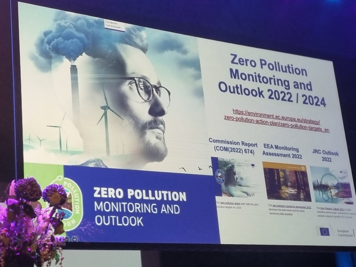 @veromanfrve & Joachim D'Eugenio sharing importance of achieving Zero Pollution in the water domain in Europe through #WFD, #IED and new #UWWTD. Eliminating #Pharmaceuticals, #Nanoplastics, #PFAS and achieving Industrial Transformation and Water Resilience.