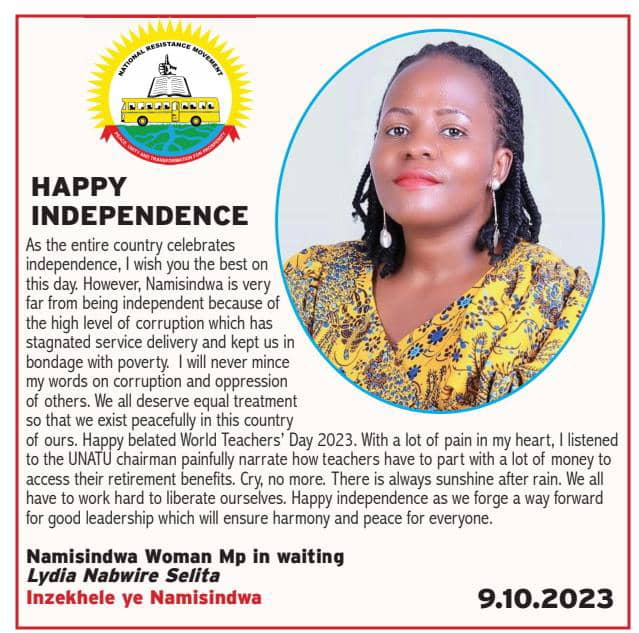 TheNabwire's tweet photo. We are 61 years old and still counting. @HonWetangula @ula_wetang @BetiKamya @KagutaMuseveni @JanetMuseveni @MoWT_Uganda @MinofHealthUG @OPMUganda @StateHouseUg @HonSeninde @TodwongR @RebeccaKadagaUG @kyofakabuye2 @NRMOnline @onc_nrm @NrmYouthleague https://t.co/kQxG9rcwvI