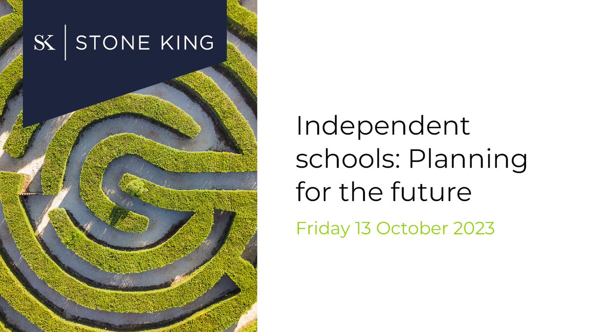 Prepare for change with our free webinar on Friday 13 October with ISBA, where we will explore the impact of recent Labour policy developments – such as VAT imposition – on independent schools’ financial strategies. stoneking.co.uk/event/independ… #Webinar #IndependentSchools #Labour