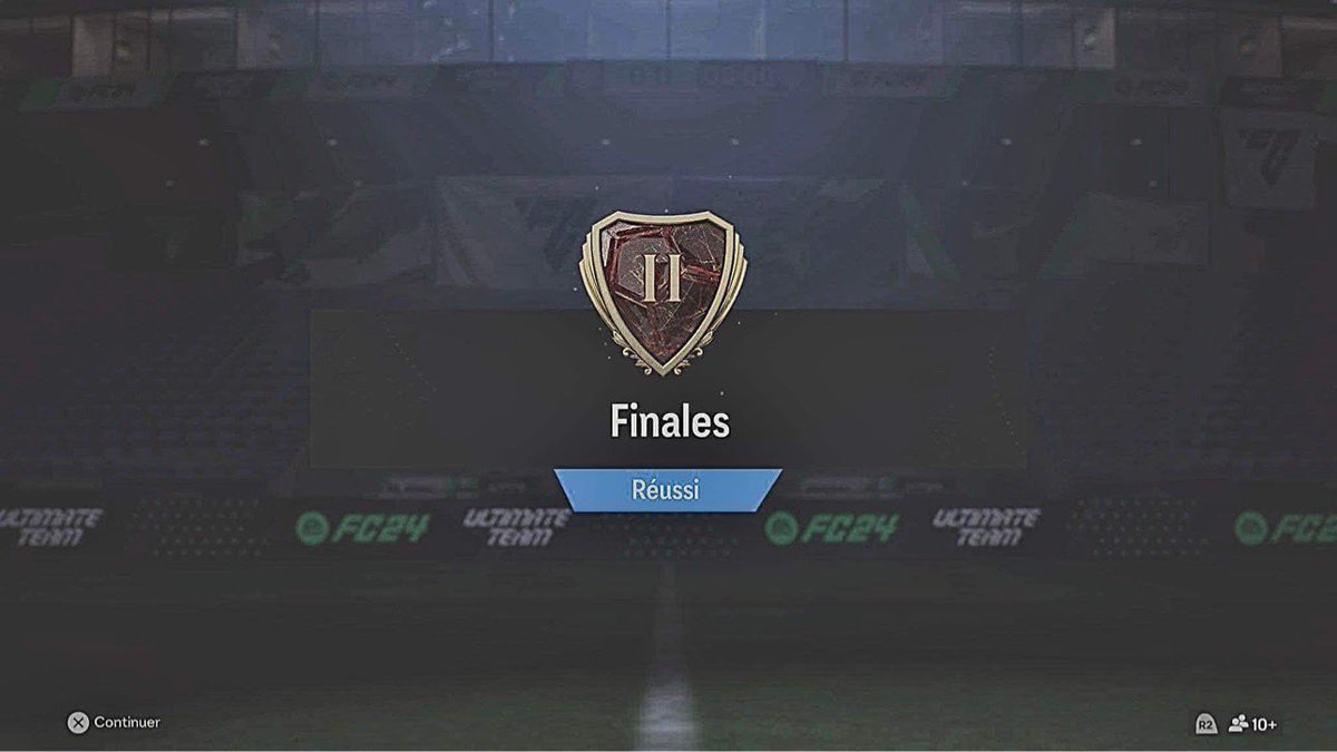 Premier fut champion de l’année et première performance pour notre player ProDiGe Wrunks 👏 18-2 📌#EAFC24 ❤️et🔁 apprecié.