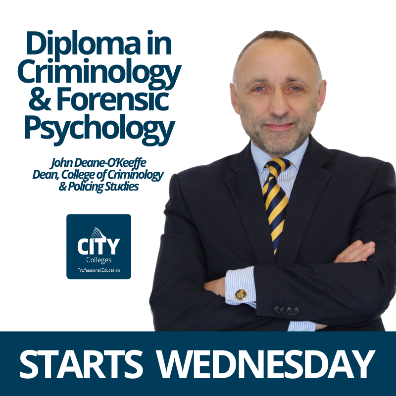 CityColleges's tweet photo. Our Professional Diploma in Criminology &amp; Forensic Psychology starts Wednesday. Places are filling up fast on this popular course.

Find out more: https://t.co/QzOMRDInQh

#prison #sociology #psychology #policing #crime #criminology #forensic #forensicpsychology #citycolleges https://t.co/dRcC7iz8eo