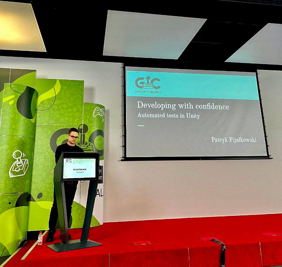 GameSwift_io's tweet photo. We are thrilled to announce that our Game Dev, @patrykf_dev, had the honor of being a speaker at the prestigious Polish gaming conference @gdcon

Patryk is an incredibly talented and experienced developer.

Some exciting glimpses of his work will be announced soon! 🔜 🔥 https://t.co/bACNGkjqkW