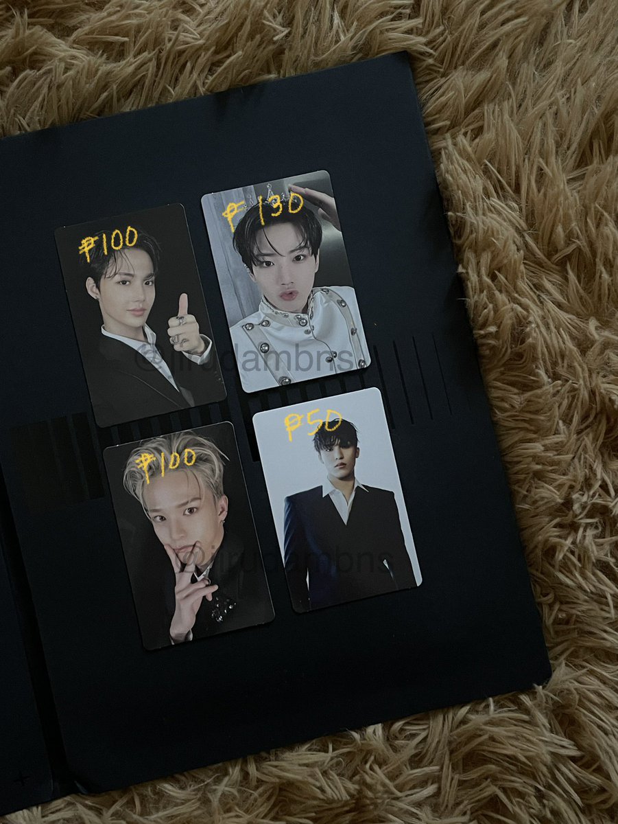 jirudambns's tweet photo. WTS | LFB | PH

✨TREASURE REBOOT PCS✨
〰️ Doyoung and Asahi Selca PC - ₱100 ea
〰️ Junkyu Crown PC - ₱130
〰️ Jeongwoo Concept PC - ₱50

🛒 MOP: GCASH
🛒 MOD: SCO, Flash, GGX

dm/reply to claim! https://t.co/1z06yYh1sp