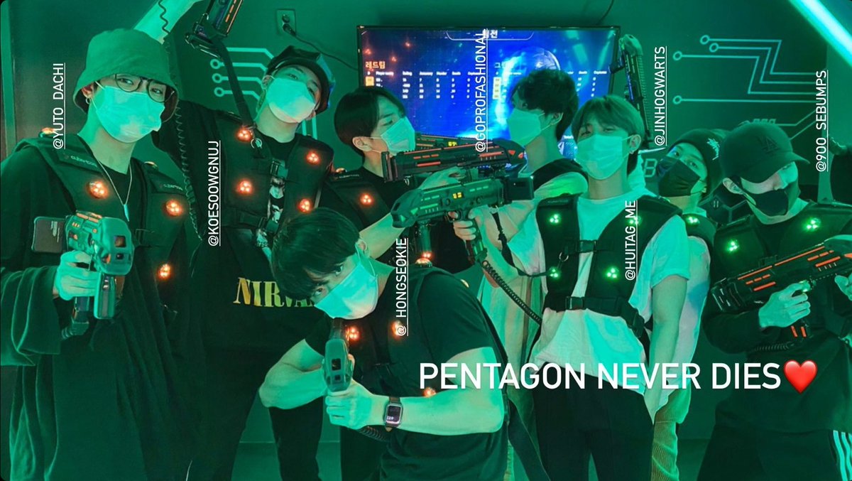 kinongseokUNI's tweet image. Okay Kino said it, Pentagon never dies ❤️