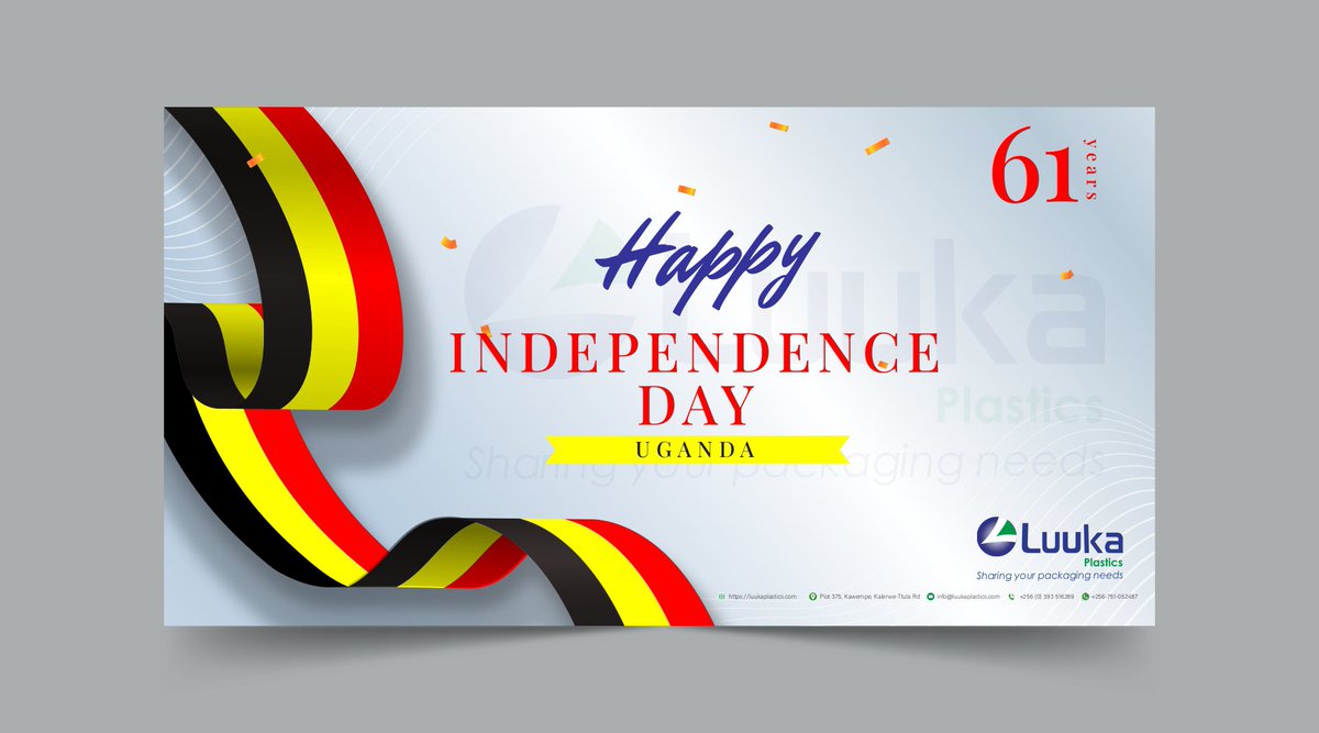 Uganda is our home and together, we shall continue driving her growth. 
Happy 61st Independence🇺🇬 Anniversary to you and your loved ones!

#UgandaAt61