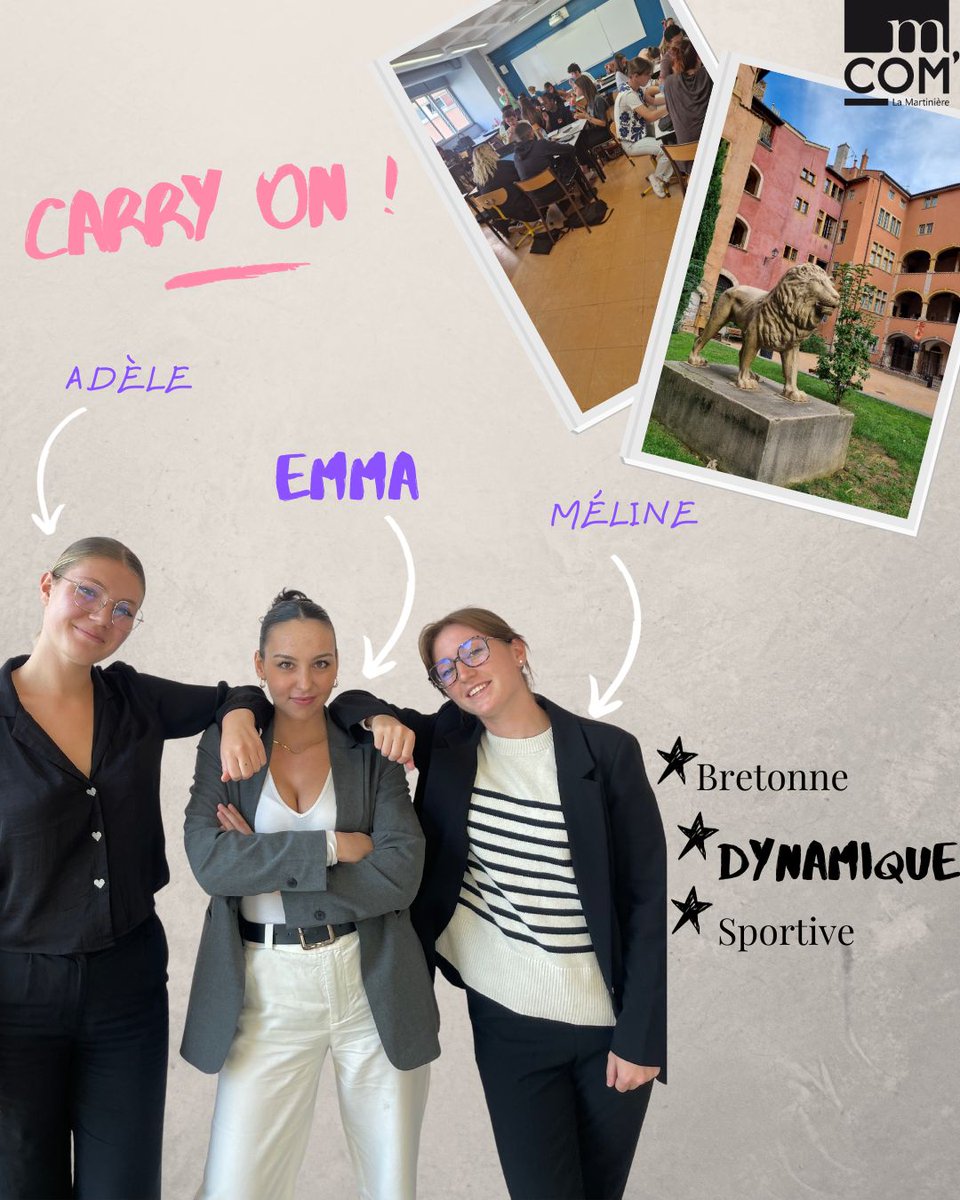 MCOM_martiniere's tweet photo. Une dernière petite série 😉✨️ 3/3 Bienvenue à la #promo2025
#TeamMCom #parrainage #cohesion #espritdequipe https://t.co/d3Jjr1dRTY