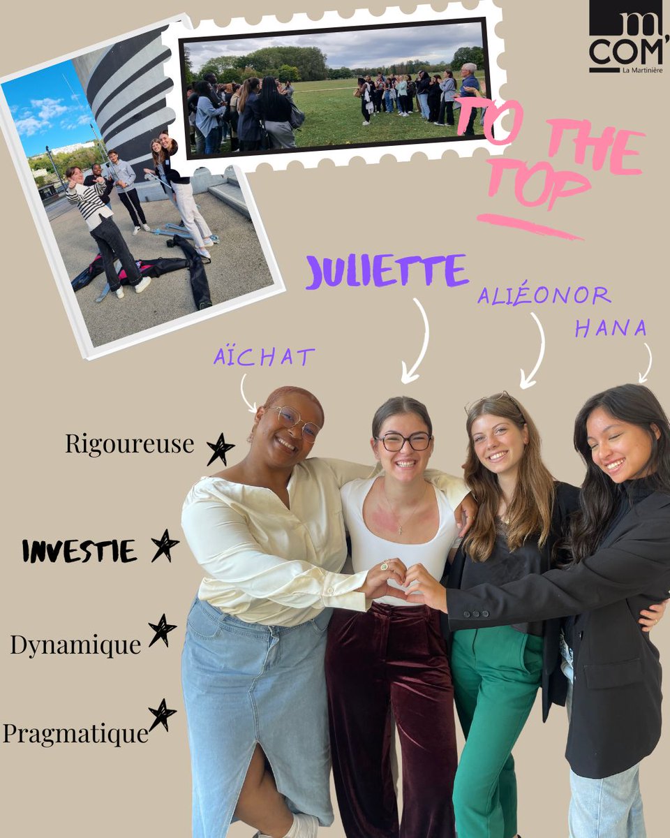 MCOM_martiniere's tweet photo. Une dernière petite série 😉✨️ 3/3 Bienvenue à la #promo2025
#TeamMCom #parrainage #cohesion #espritdequipe https://t.co/d3Jjr1dRTY