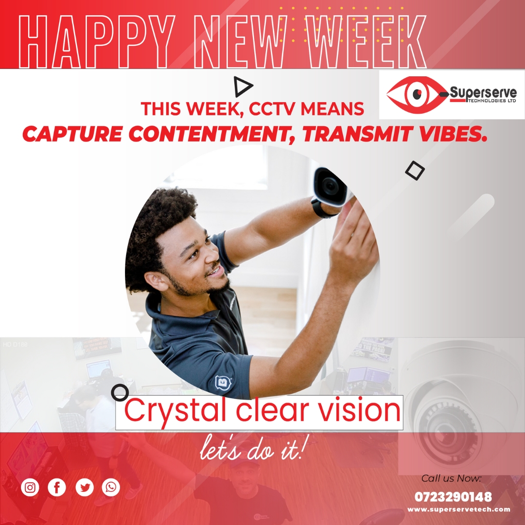 Start the week strong, stay focused, and finish even stronger. 💥

#MondayMotivation #GoalCrusher #superserve #staysecure #safetyfirst #peaceofmind #cctvcameras #TrustedBrands