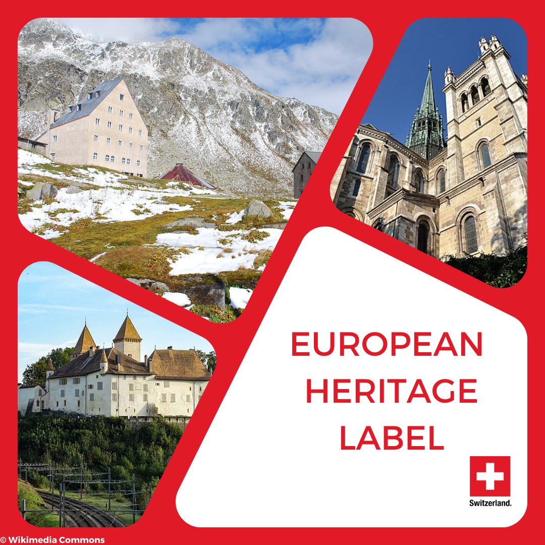 SwissmissionEU's tweet photo. 3 monuments in🇨🇭are among the 60 sites that have received the 🇪🇺#EuropeanHeritageLabel: St.Pierre Cathedral in #Geneva, St.Gotthard Hospice in #Ariolo (TI) &amp; #LaSarraz Castle (VD). They all played an important role in European history &amp; culture👇
https://t.co/iYxJoCSOIy https://t.co/uLXInzFqyt