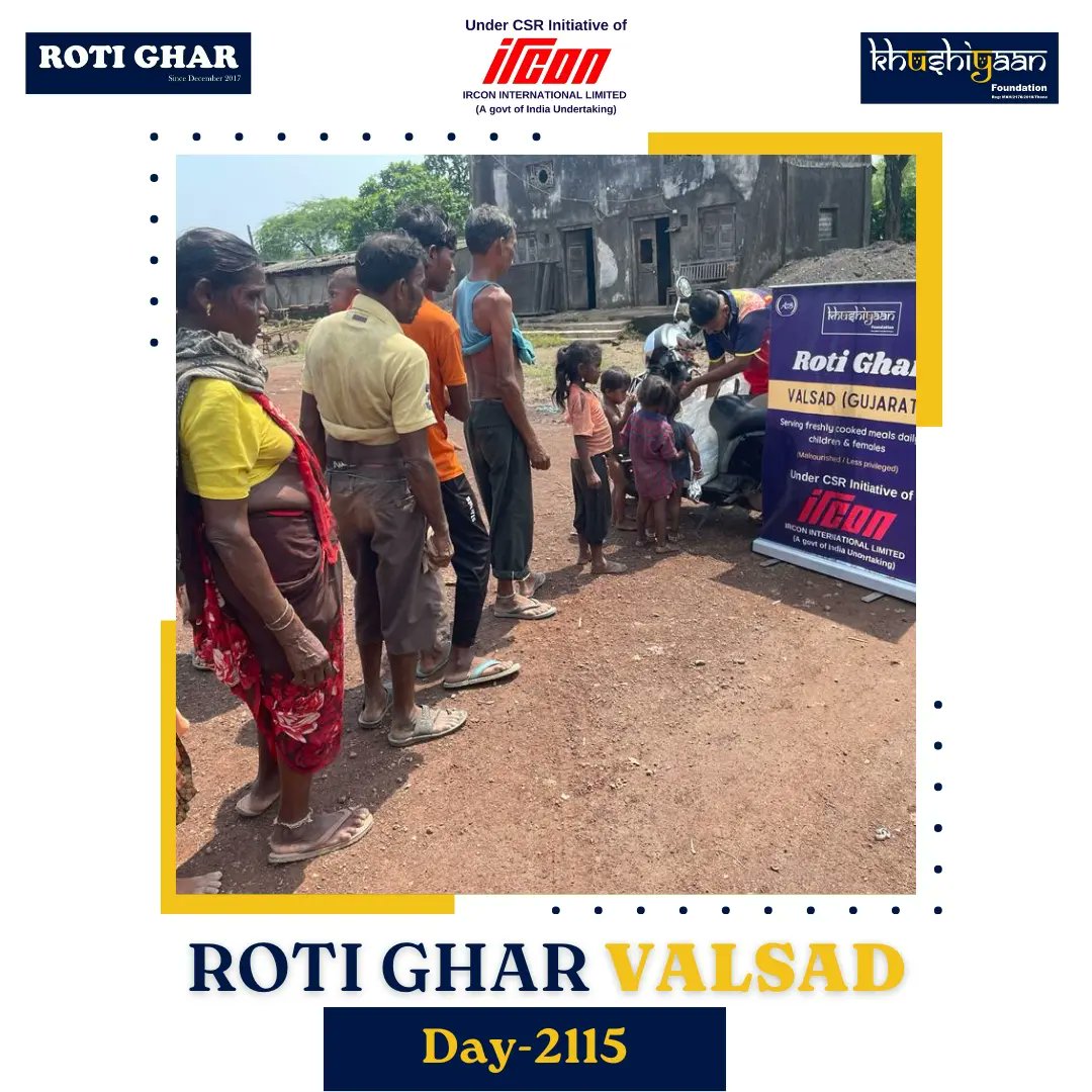 RotiGharIndia's tweet photo. Date : 29-09-2023
Location :
Delhi
Valsad
Bangalore
Vitava
Roti Ghar : Day 2115
"The highest of distinctions is service to others"
Be kind to everyone and spread happiness across!
.
#upliftingsociety #helpingothers #feedingkids #hungerfree
#Hungerfreeindia #Kidsofrotighar https://t.co/7znxXhnGUM