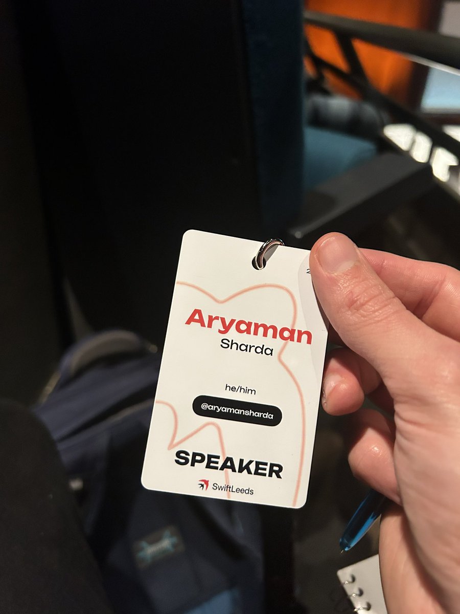 aryamansharda's tweet image. Made it #SwiftLeeds