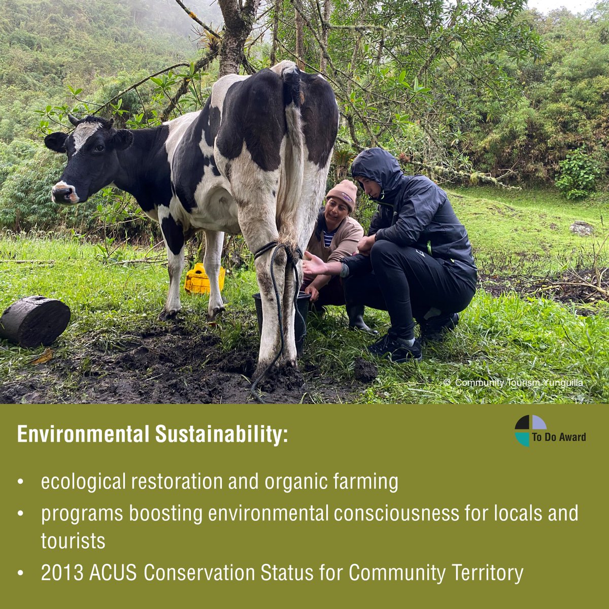 StkTourismus's tweet photo. We are very impressed by the dedication of our 4th finalist, Community Tourism Yunguilla. Rightfully, they've secured a spot in the finale for our TO DO Award 2024. Dive into a glimpse of their values and principles. @comunidadyunguilla #ecuador #chocoandino #localproducts https://t.co/SzQ2lbnsTC