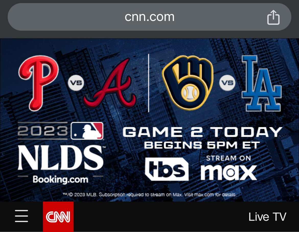 Lol <a href="/CNN/">CNN</a> has the wrong team at the top of their home page. It’s the <a href="/Dbacks/">Arizona Diamondbacks</a> not the <a href="/Brewers/">Milwaukee Brewers</a>. 🤣🤣🤣