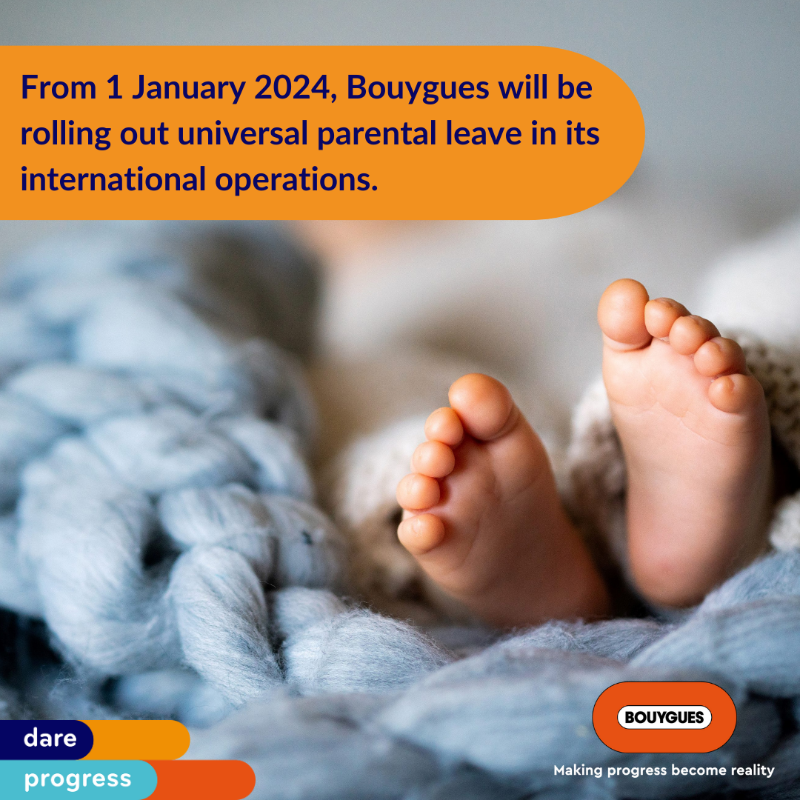 GroupeBouygues's tweet photo. #BYCare #parentality ๐ป
๐ From 1 January 2024, Bouygues will provide parental leave to its employees in its international operations (over 100,000), regardless of sex or length of service.
Learn more about parental leave within the Bouygues group โฌ๏ธ