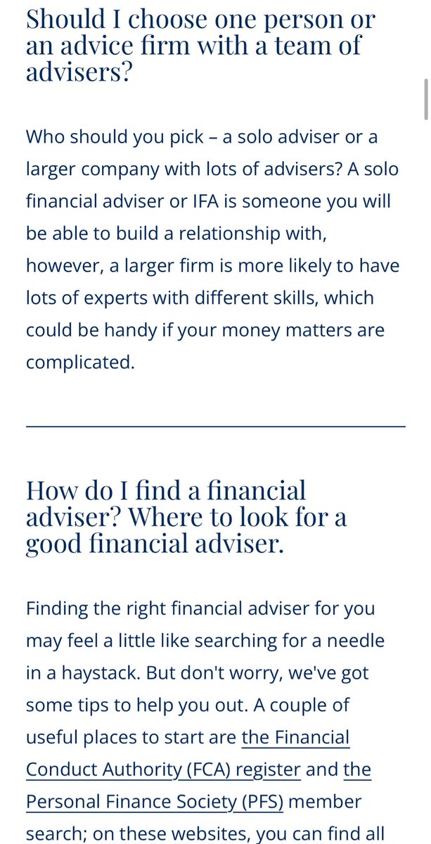 A quick preview of our article on finding a good financial adviser in the UK. Head over to the website to read the full story. #personalfinance #money #financialplanning