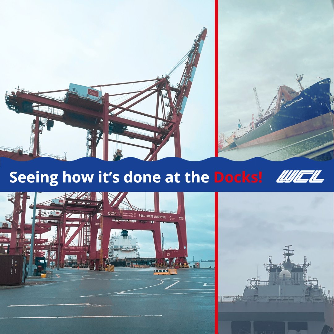 Our Road Freight Apprentice, Saskia, had a fantastic visit with @PeelPorts Group last week. She got a close look at ships loading/offloading courtesy of @BIFA Young Forwarder Network. This firsthand knowledge is a great addition to her skills. #ThankYou to everyone involved!