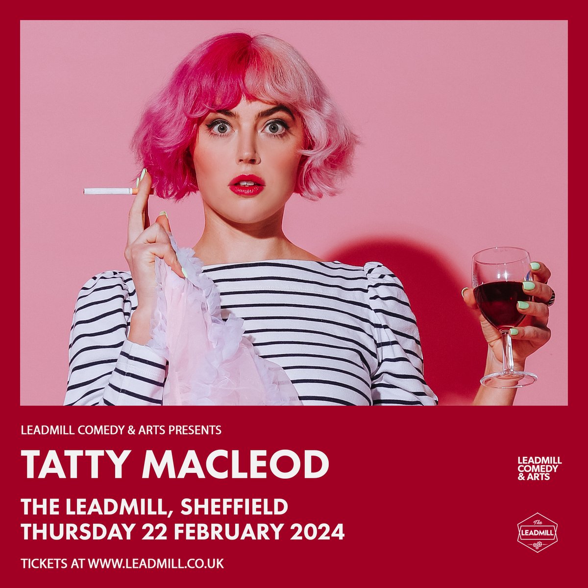 Due to phenomenal demand, <a href="/TattyMacleod/">Tatty Macleod</a>'s show at Theatre Deli has been moved to The Leadmill!

Tickets are back on sale right now: leadmill.co.uk/event/tatty-ma…