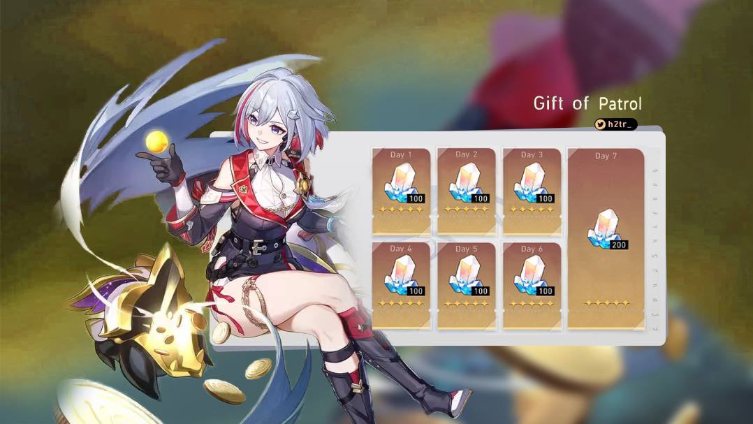 Ray_StarRail_'s tweet photo. 【ver1.4リーク】

🔻ガチャチケットと星玉を大量配布！！🔻

ver1.4では
ゲームにログインするだけで下記①②の報酬が獲得できます

①ガチャチケット10連分（ver1.4前期）
②星玉×800（ver1.4後期）

#崩壊スターレイル
#HonkaiStarRail https://t.co/tFyoc5MpBW