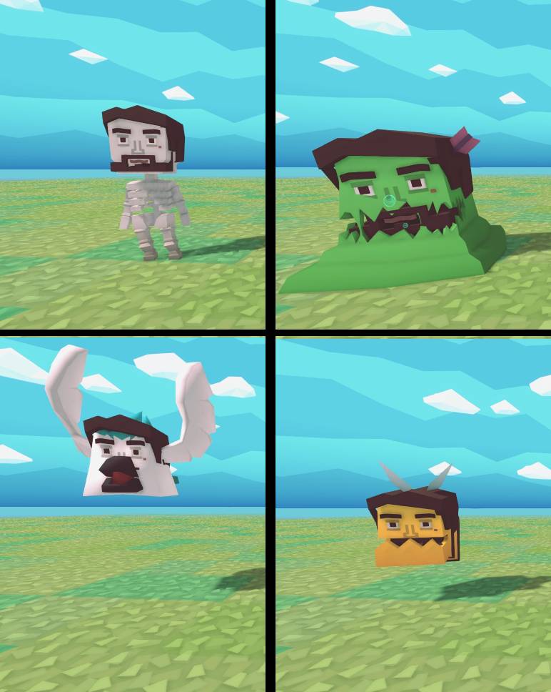 playcubio's tweet photo. Does everyone have a lot of fun in their own game? Or is it just me????
Checking what it would be like me in other forms 😂
#indiedev #gamerdev #GamerLife #indiedeveloper https://t.co/nrX78S93cd