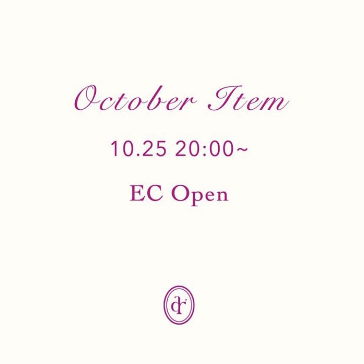 draw_drawers's tweet photo. 10/25 20:00- EC open!

ECサイトのupdateに際して、10/14-10/25 19:59までECサイトをcloseさせて頂きます。

Sold outとなっているdr pierce, tote bag, Long Tshirtsの再販をはじめ、大人気のdrawシュシュの新カラーも登場します✨ https://t.co/hZvg3KA9DS