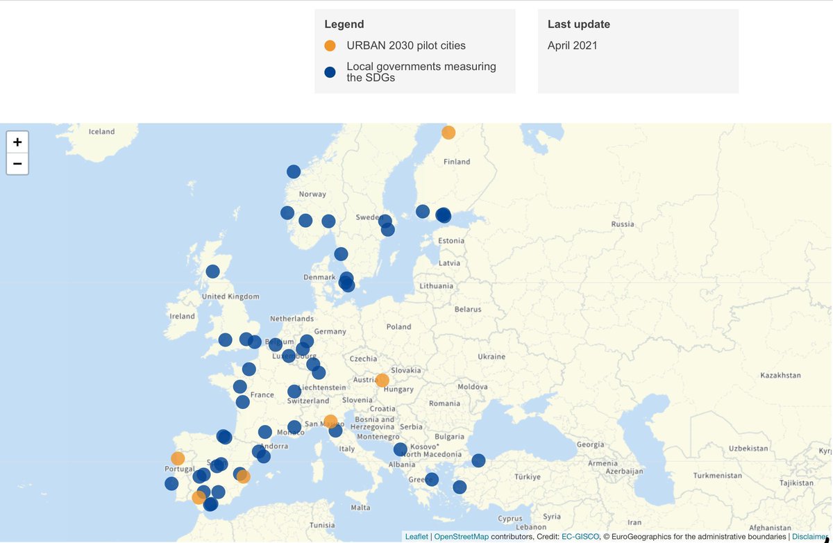 Local Governments and SDGs

If you are interested in #SDG #Agenda2030 #LocalisingSDGs and Sustainability visit the website of Joint Research Centre and European Commission. It shows the map with active cities in Europe

buff.ly/3PpAFzp