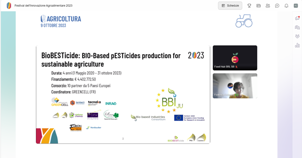 Today, @BIOBESTicide participated in the Festival dell’#Innovazione #Agroalimentare! This event brought together over 100 industry experts who sought to gain deeper insights into our innovative #biopesticide, developed to combat the #GTDs. Discover more: lnkd.in/dFXnY86f