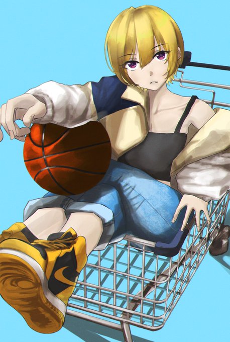 「バスケットボール 座る」のTwitter画像/イラスト(新着)