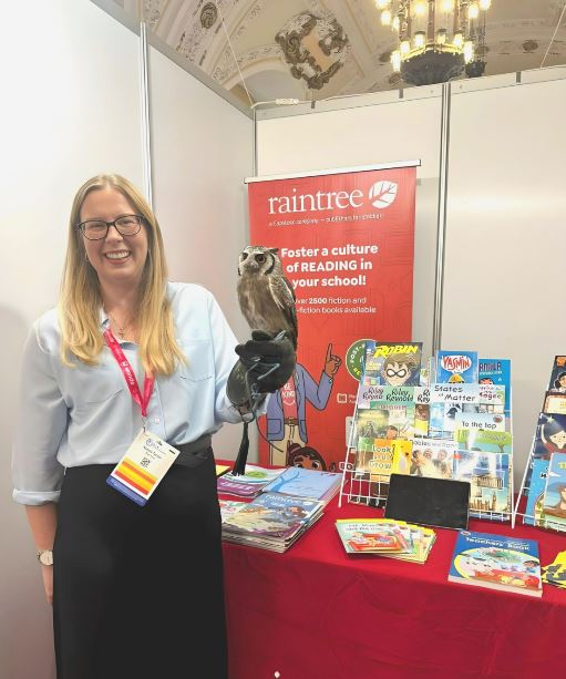 Raintree (@raintreepub) on Twitter photo We had a great time exhibiting at <a href="/nationaledshow/">The National Education Show</a> in Cardiff on Friday. 📚
Meeting Frodo from <a href="/ukbirdsofprey/">BritishBirdsofPrey</a> was a real highlight for us. Hopefully, meeting us was a highlight for you!
#NESCardiff We had a great time exhibiting at <a href="/nationaledshow/">The National Education Show</a> in Cardiff on Friday. 📚
Meeting Frodo from <a href="/ukbirdsofprey/">BritishBirdsofPrey</a> was a real highlight for us. Hopefully, meeting us was a highlight for you!
#NESCardiff