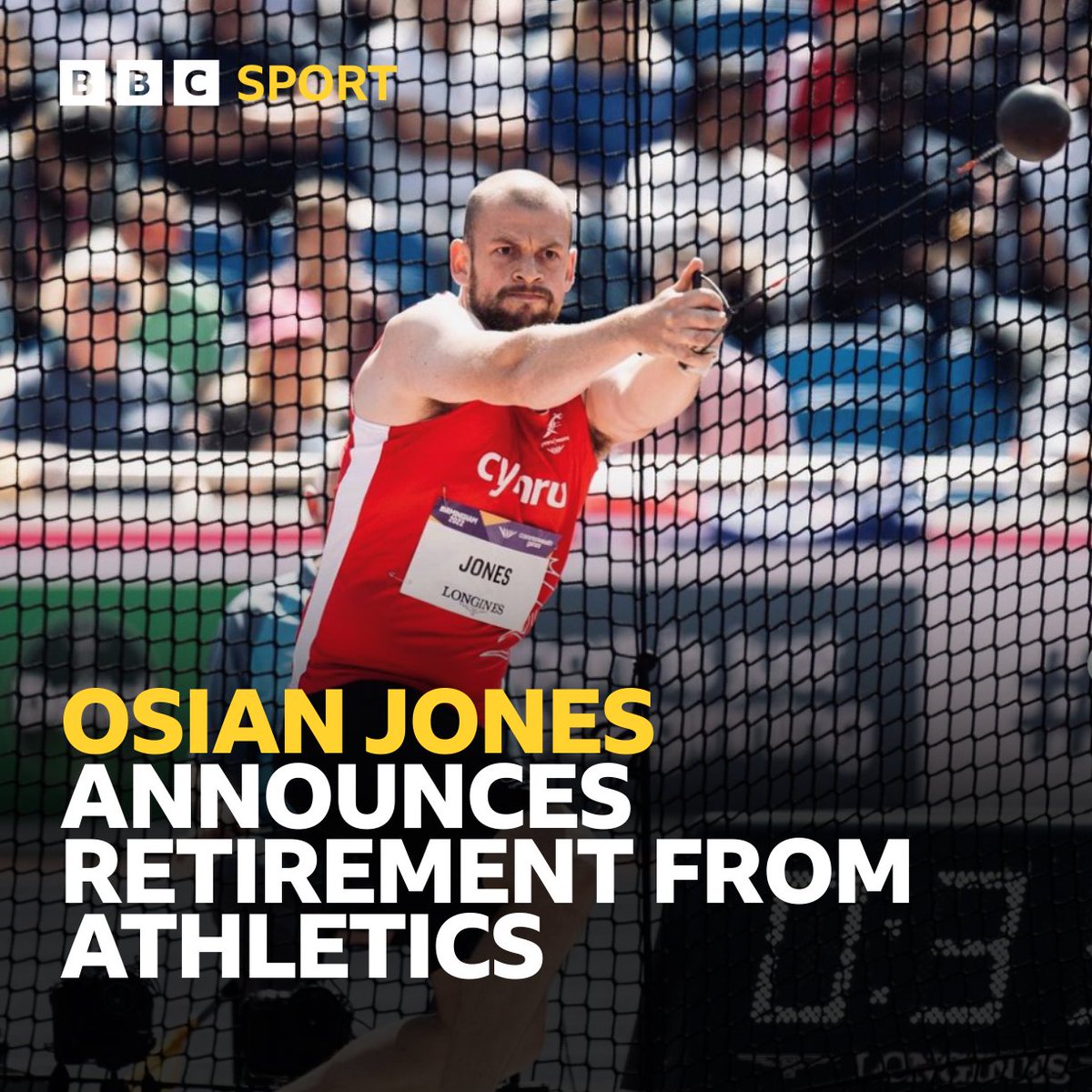 Llongyfarchiadau on a brilliant athletics career <a href="/OsianDwyfor/">Osian D Jones</a> 👏

#BBCAthletics