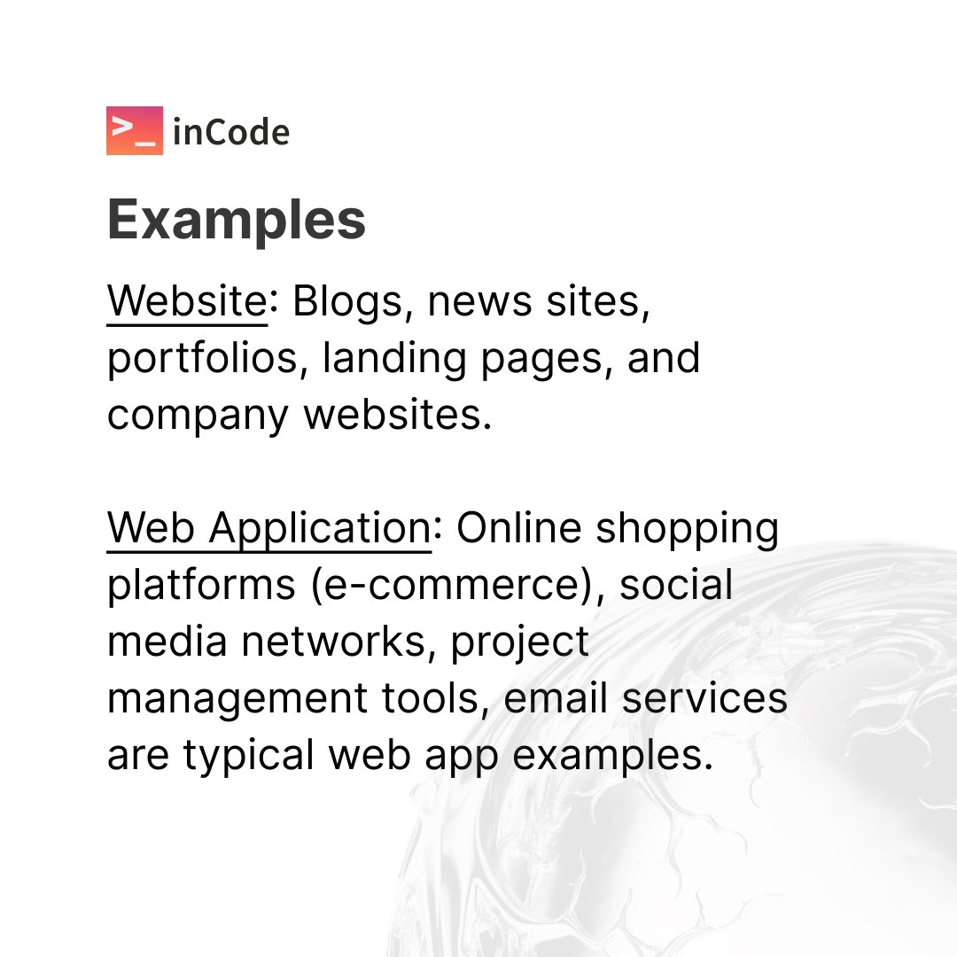 inCode_Systems's tweet image. Remember, the line between websites and web apps can blur, and hybrid solutions exist. Your choice should align with your business goals and user needs.
#WebDevelopment #WebDesign #WebApps #WebsiteDesign #inCodeSystems_expert