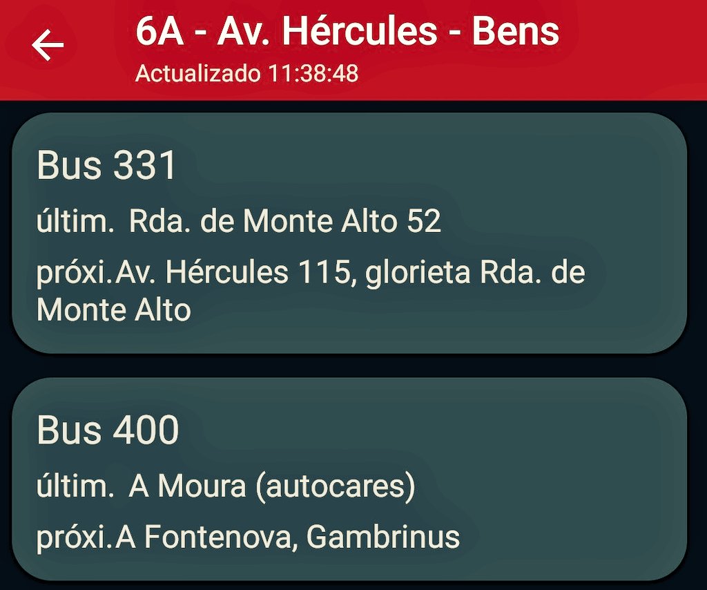 BlogBusurbano's tweet image. ‼️Aviso exprés‼️Lun. 10/10‼️
Hoy tenemos en la #Lín6A al #BusEléctrico en el que #Tranvías todavía nos  permite viajar en silencio! #Hércules - #Bens
¡De nuevo, la "prueba de fuego", que es resistir la subida de la Av. Finisterre!

Es el #Bus331 en la app
@BusCoruna (y otras...).