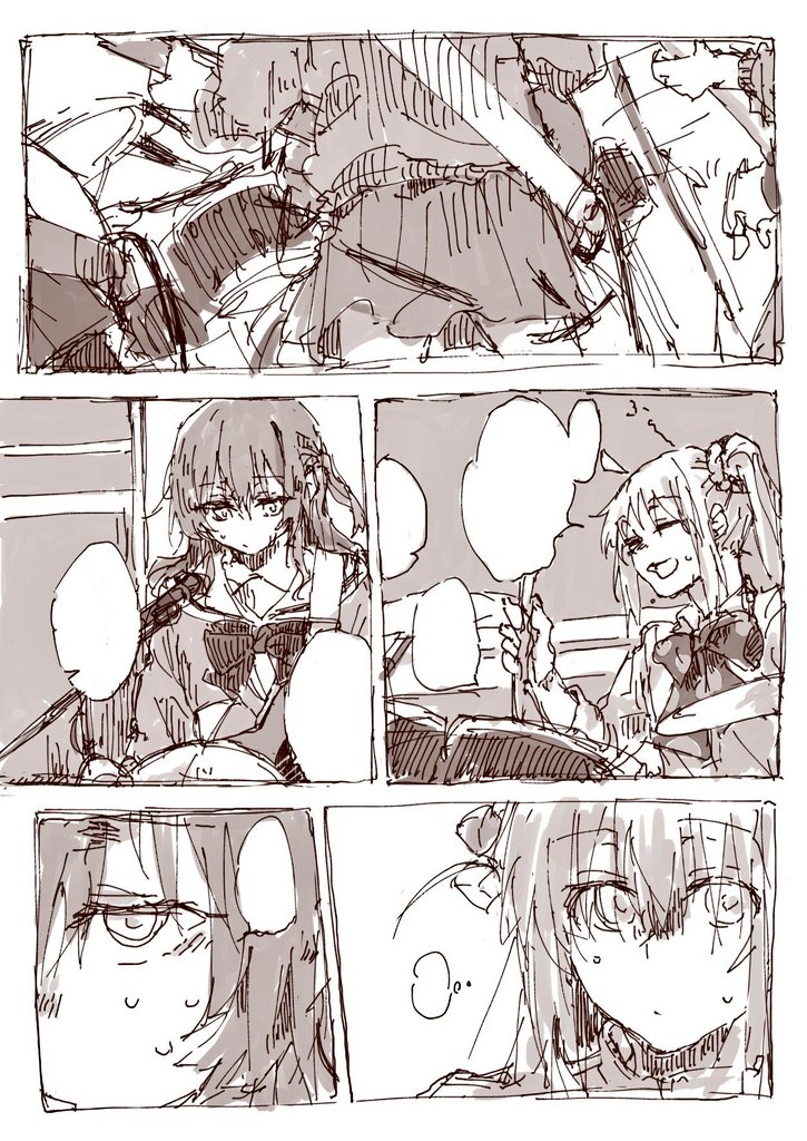 ちまちま絵やるの飽きて気分転換で5億年ぶりに漫画のようなもの描いてるけどたのしすぎ 