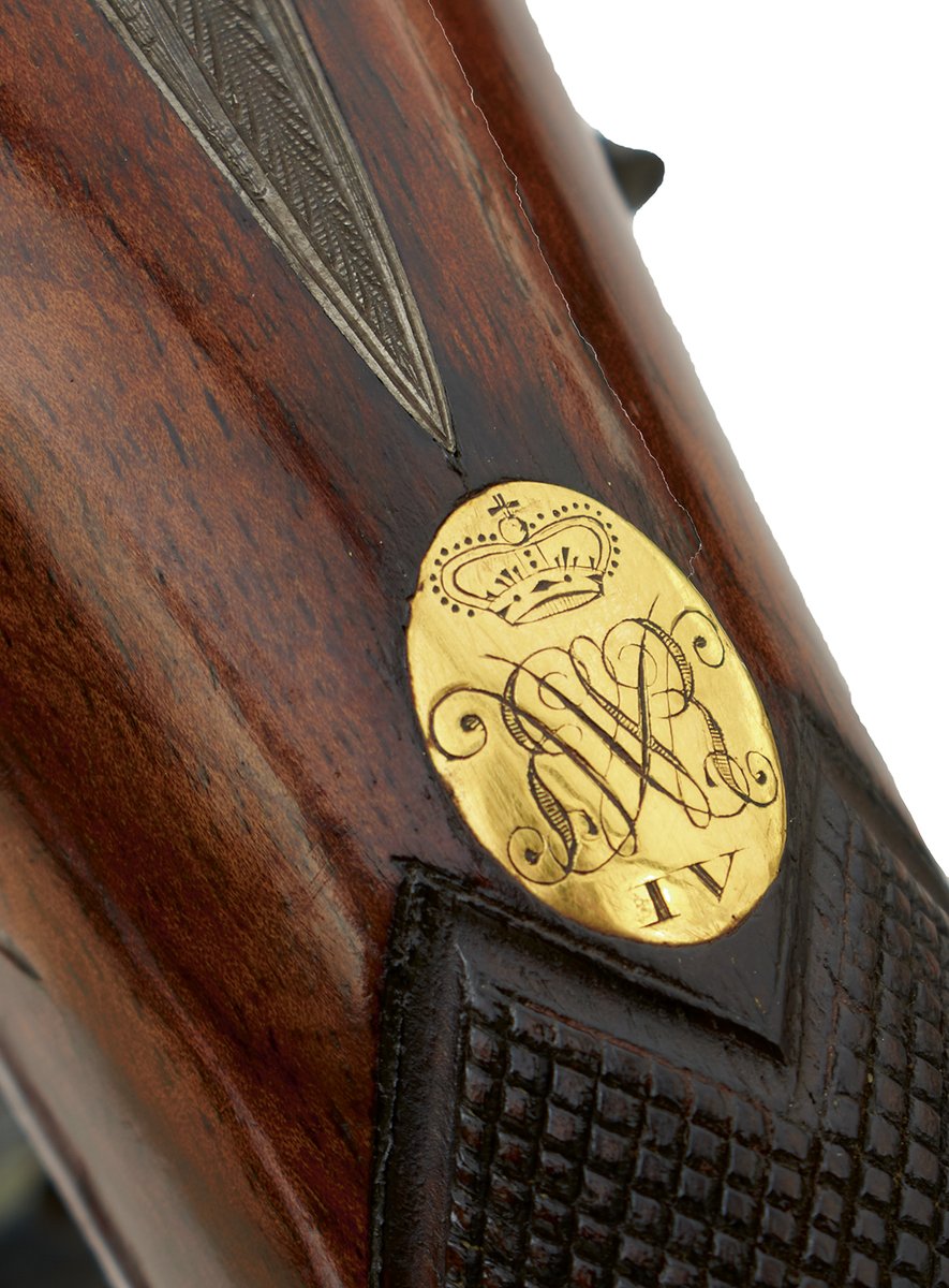 AntonyCribbLtd's tweet photo. Three of the longguns in our Autumn Fine Arms & Armour auction to include one which belonged to George IV and another belonging to William IV https://t.co/oK91seNLFX #royalfamily #georgeiv #williamiv #antiqueguns #sportingguns #percussionguns #flintlockguns #antiquerifle #tanner https://t.co/DZTFQFxagR