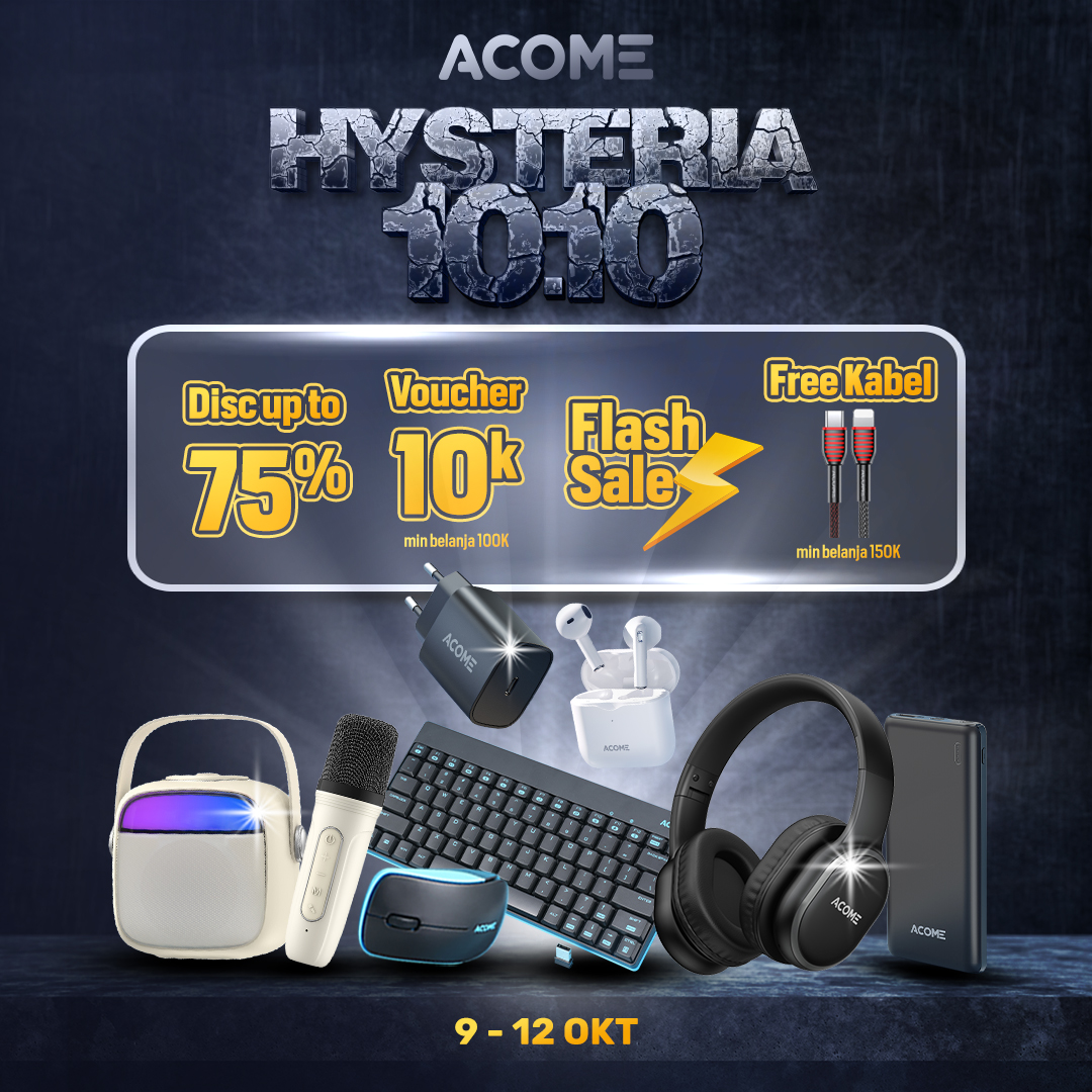 AcomeProduct's tweet photo. Promo menarik special DOUBLE date untuk besok
https://t.co/dAydn5L9xx

#TikTokライブ 
#tiktokhot 
#TikTok 
#tiktokhotviral 
#TikTokshop 
#TikTokLIVE 
#Speaker 
#bluetoothspeaker 
#acome
#jakarta 
#indonesia 
#viralterbaru https://t.co/ev7fBFELWk