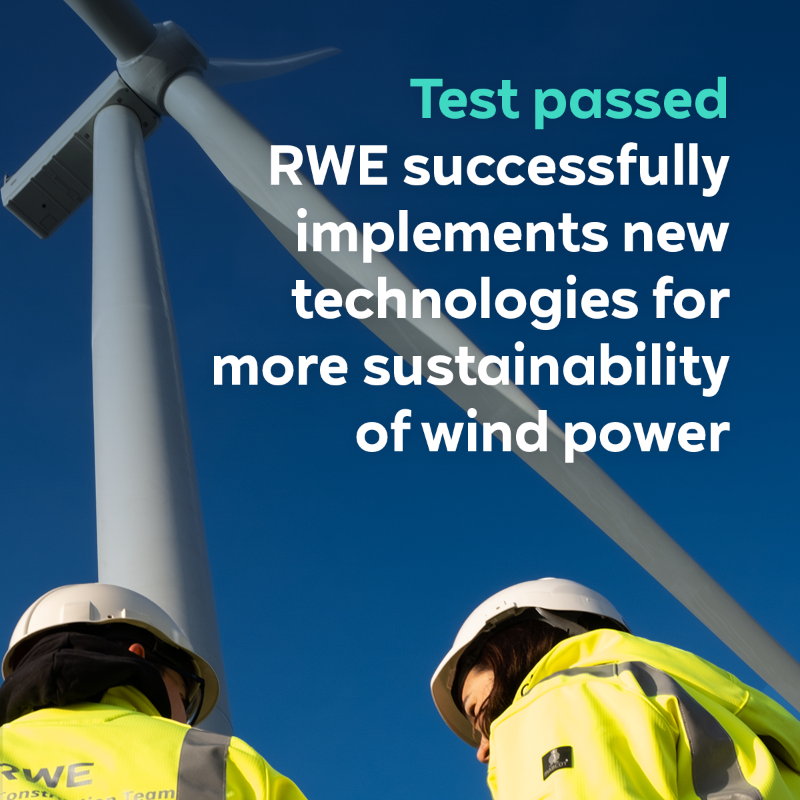 RWE_AG's tweet photo. RWE commissions the Orkoien onshore wind project in Spain, pioneering two innovative technologies: plastic mats in construction &amp; a SF6-free switchgear.