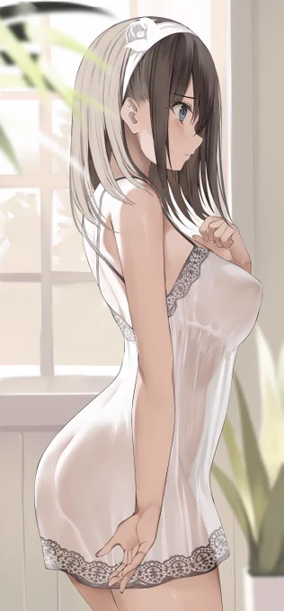 ドンキに売ってるベビードールを着てくれた彼女(修正