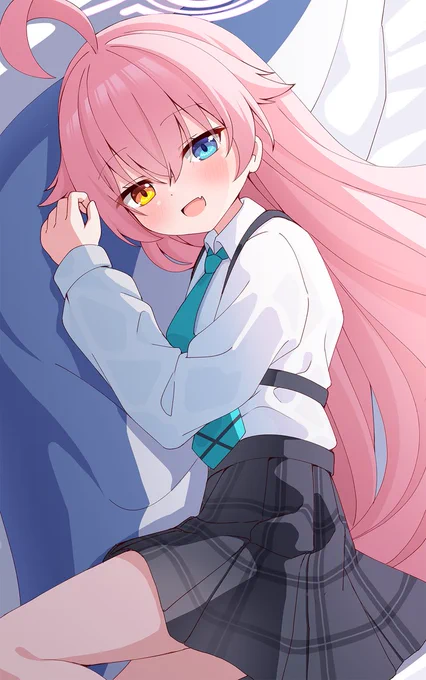 「先生も一緒に寝よ～」 #ブルアカ 100日チャレンジ Day 43 ホシノ