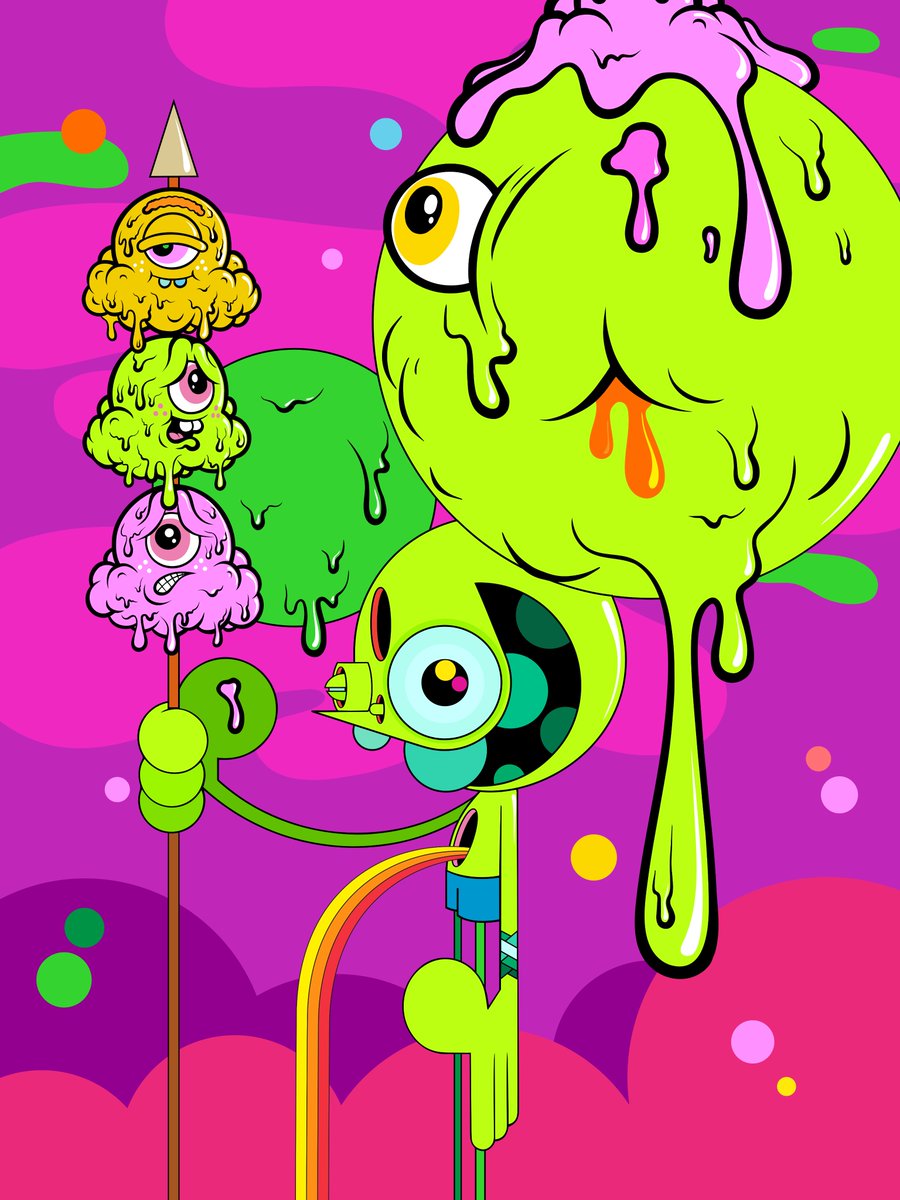 Collective__Inc's tweet photo. Gm, Start the day off with this amazing art by @DALEKSPACEMONKY @buffmonster.
#art #streetart #fineart #network #buy #sell #buffmonster #spacemonkey #NFT #Gang https://t.co/yNCNnCJ37M