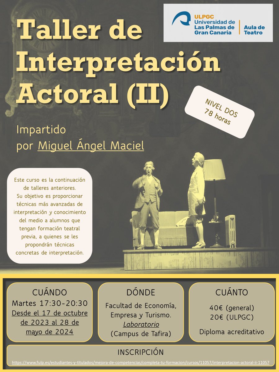 AuladeTeatro_ULPGC (@teatroulpgc) on Twitter photo 