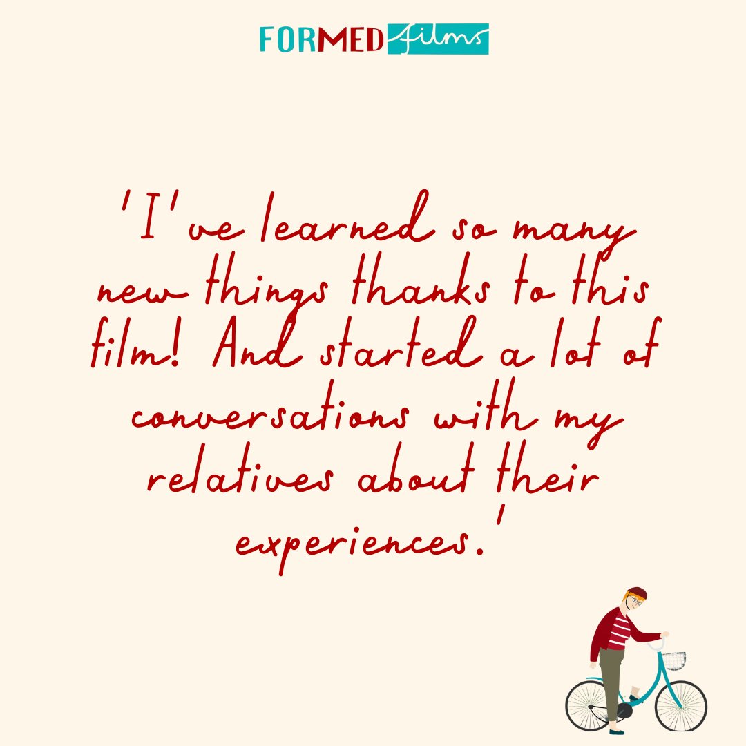 'I've learned so many new things thanks to this film! And started a lot of conversations with my relatives about their experiences.' It was very lovely to read this comment from a viewer of Cycle of Change: Understanding Menopause!