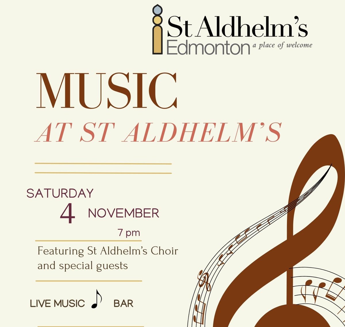 aldhelm_s's tweet photo. Exciting news - our concert has been rescheduled and we are looking forward to seeing you all! Saturday 4 November, 7pm. Tickets £10 on the door. Concessions £6. Licensed bar. https://t.co/kgaPmeCdLV