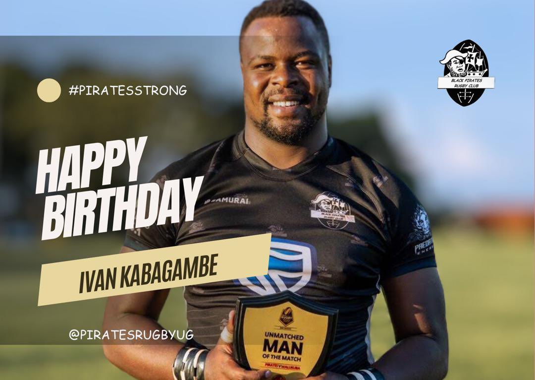 piratesrugbyUG's tweet photo. Join us in wishing our front row Ivan ROCK 🪨 Kabagambe a happy birthday! 

#StanbicPirates 
#PiratesStrong https://t.co/dmUULhDVMo