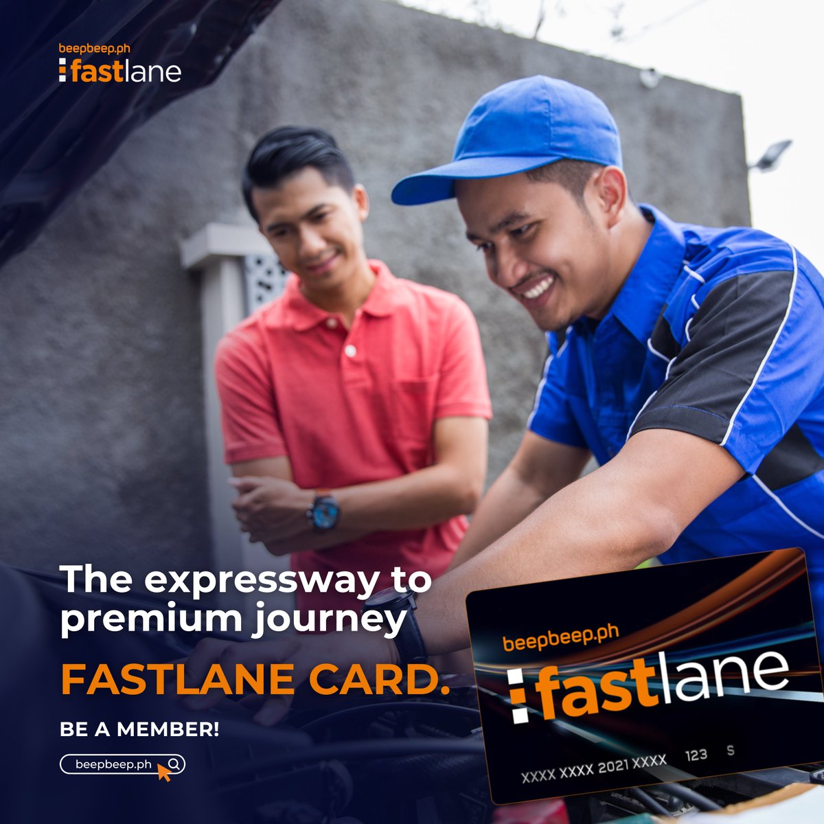 usebeepbeep's tweet image. The expressway to a premium journey with beepbeep.ph | AutoSan - Your all-around buddy for car services&apos;s FastLane Membership Card is here! Elevate your travel game and subscribe now!

#FastLane #FastLaneMembershipCard #AutoSan #beepbeepph #SafeJourney #CarServices