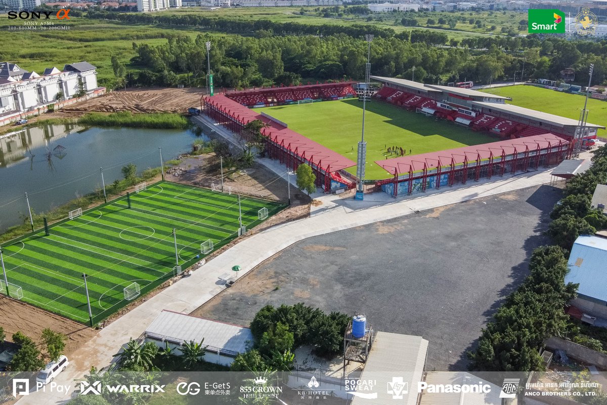 PhnomPenhCrown's tweet photo. Home of The RED Singha, Smart RSN Stadium ๐ด๐ฆ
*
*
#PPCFC
#Smart https://t.co/tDnlSmC3Cv