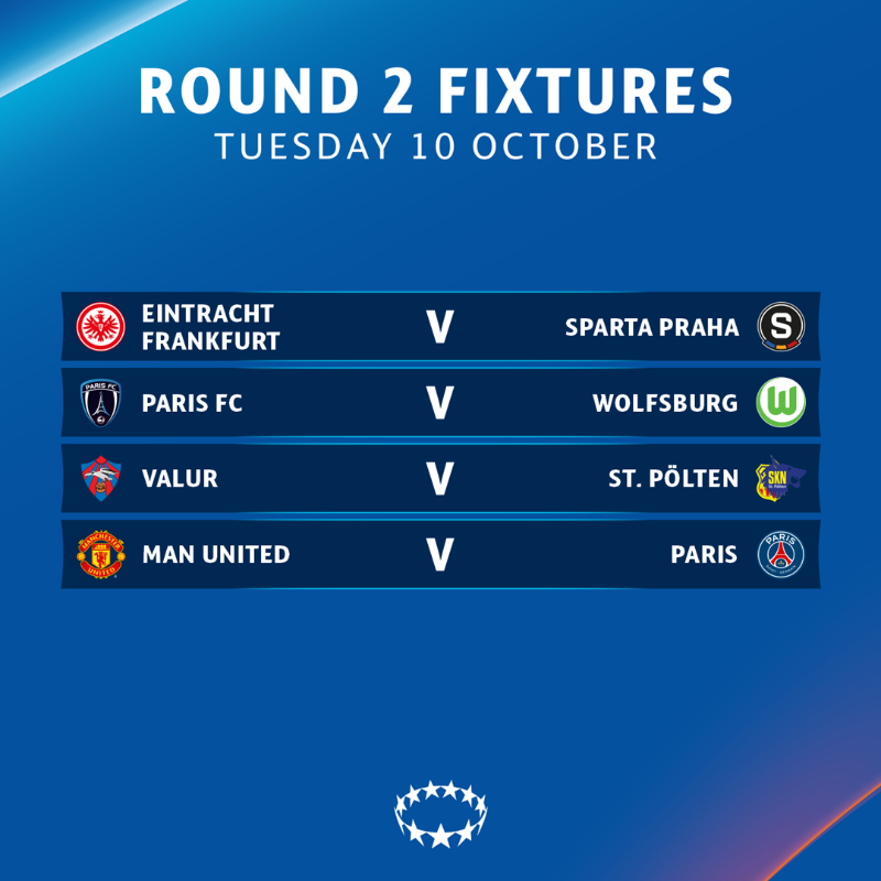 UWCL's tweet photo. 👊  It's matchweek in the #UWCL!

Catch up on all of this week's fixtures 👇