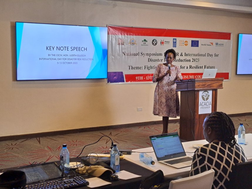While Fighting Inequalities in Disaster Risk Reduction, there is need for  long term efforts to break down barriers such as gender inequality &amp; discrimination against women, which systematically hinder women’s equal participation &amp; leadership.
   
#breakthecycle
#earlywarning