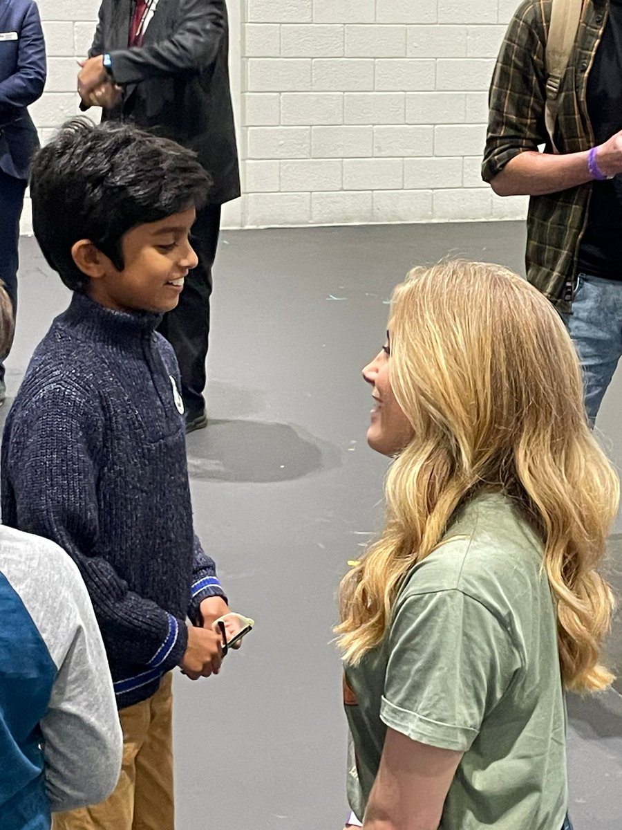 alamshukla's tweet photo. @maddiemoate thank you so much for making my son's dream come true! In his words "the best moment of his life!". We know that you went out of your way to give time to him. https://t.co/m9EPDHx64M