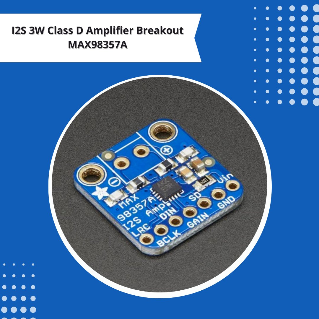An all-in-one digital audio amp breakout board that works incredibly well with the Raspberry Pi!
Pi - t.ly/L6OTt 
12S 3W - t.ly/W3FpM
#MondayMorning #electronics #sound #hobby