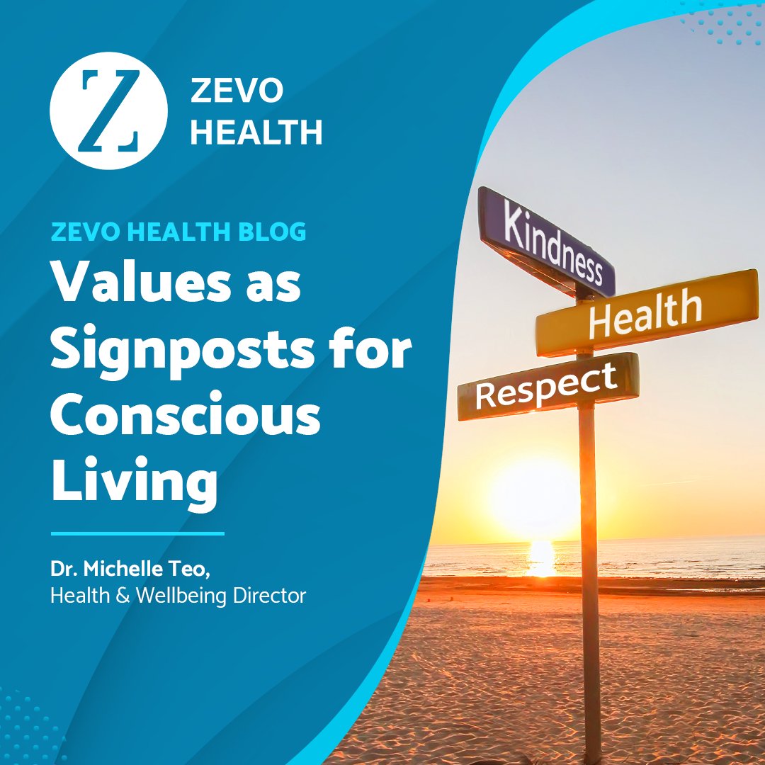 In our latest article, Dr. Michelle Teo, Health and Wellbeing Director discusses the concept of conscious living, how we can identify our values, and utilising our values as signposts to live more consciously✍️ Read the full article here ▶️ bit.ly/3rKjcZv