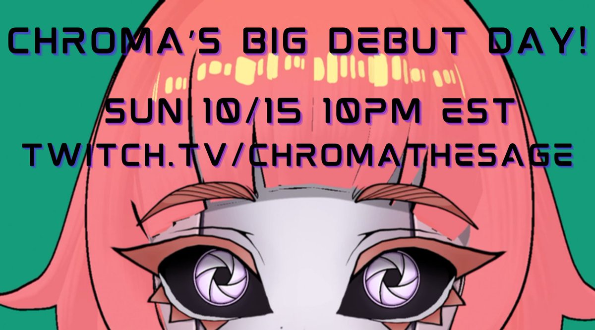 fixhanzer's tweet photo. Support my good friend Chroma The Sage. Chroma will be having a debut on Sun 10/15. https://t.co/S68JIsQr0C
